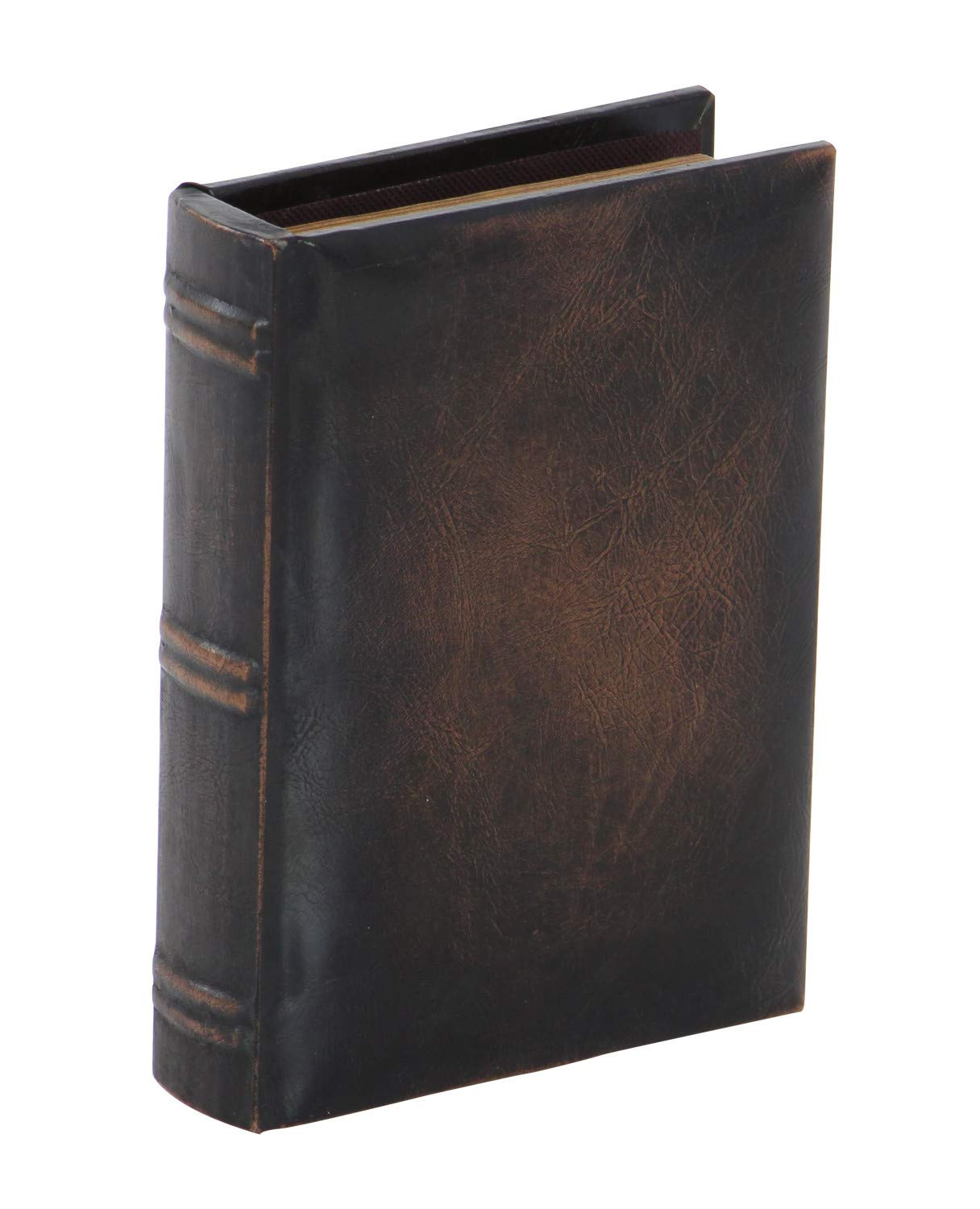 Deco 79 Wooden Decorative Box Faux Storage Book Book Shaped Boxes with Faux Leather Detailing, Se... | Amazon (US)