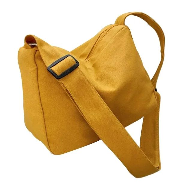 Crossbody Bag with Adjustable Shoulder Strap Girls Casual Women Shoulder Bag Yellow | Walmart (US)