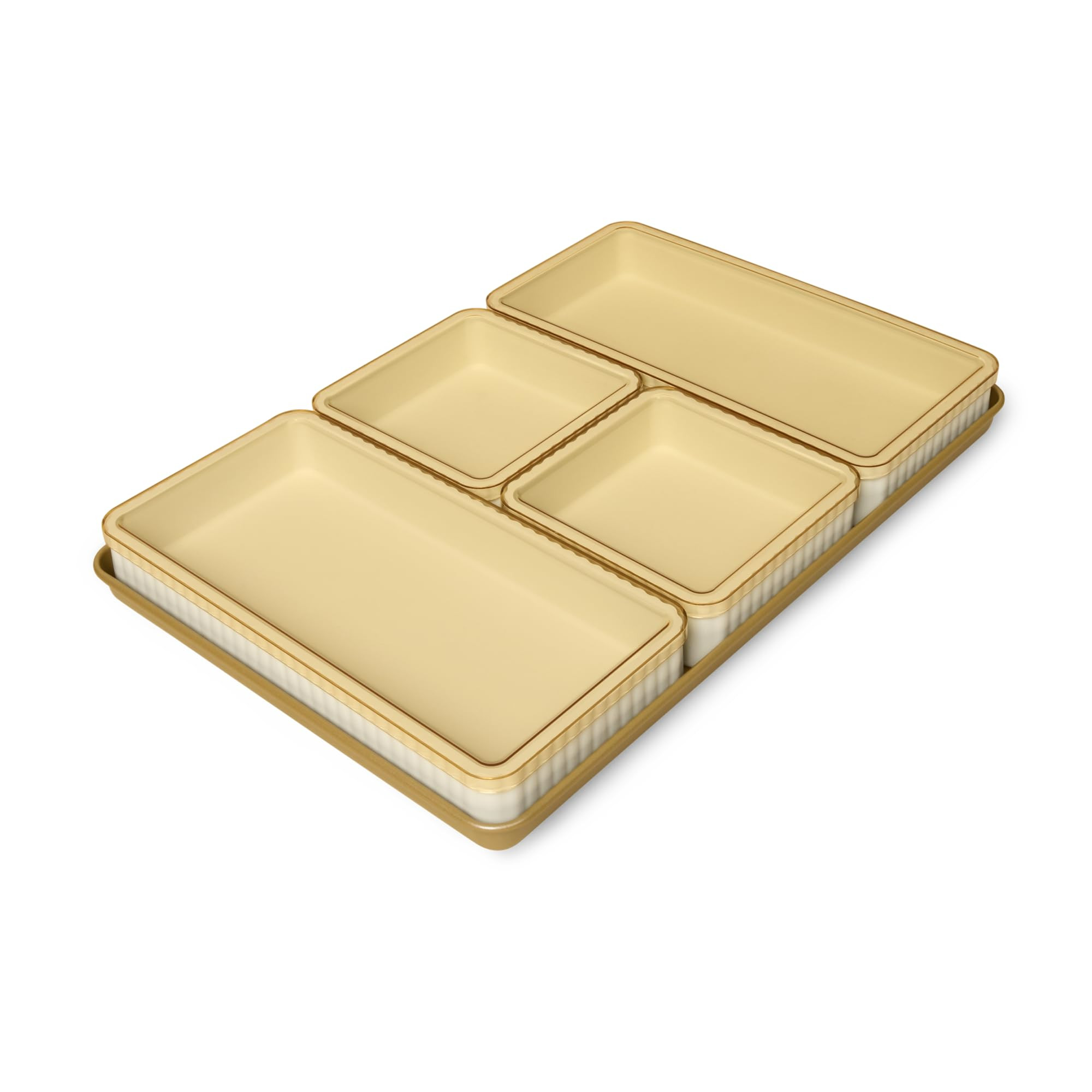 9-Piece Baking Set, Non-Stick Bakeware Set with 2 Large Silicone Trays, 2 Small Silicone Trays wi... | Amazon (US)