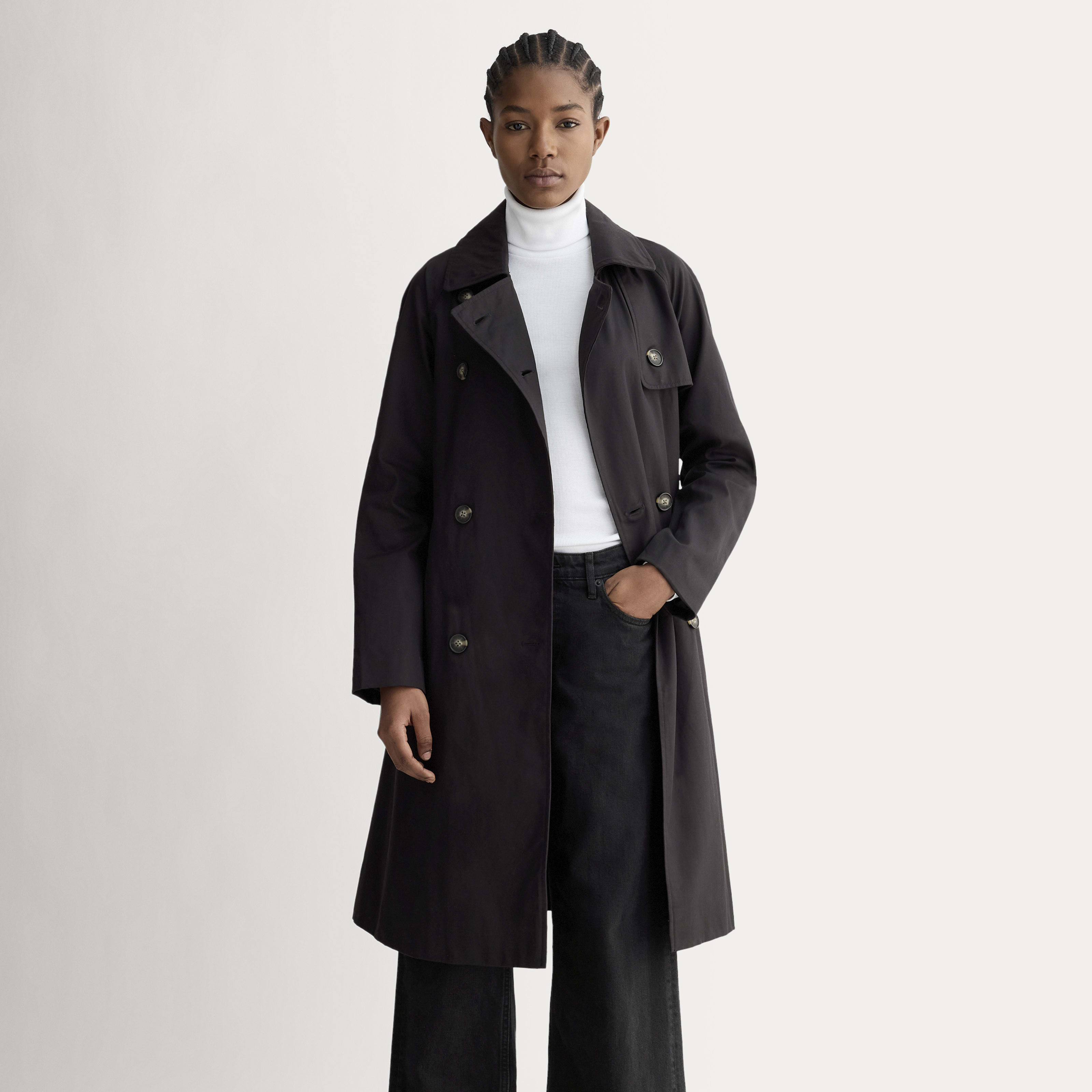 Women's Modern Trench Coat by Everlane in Black, Size XXL | Everlane