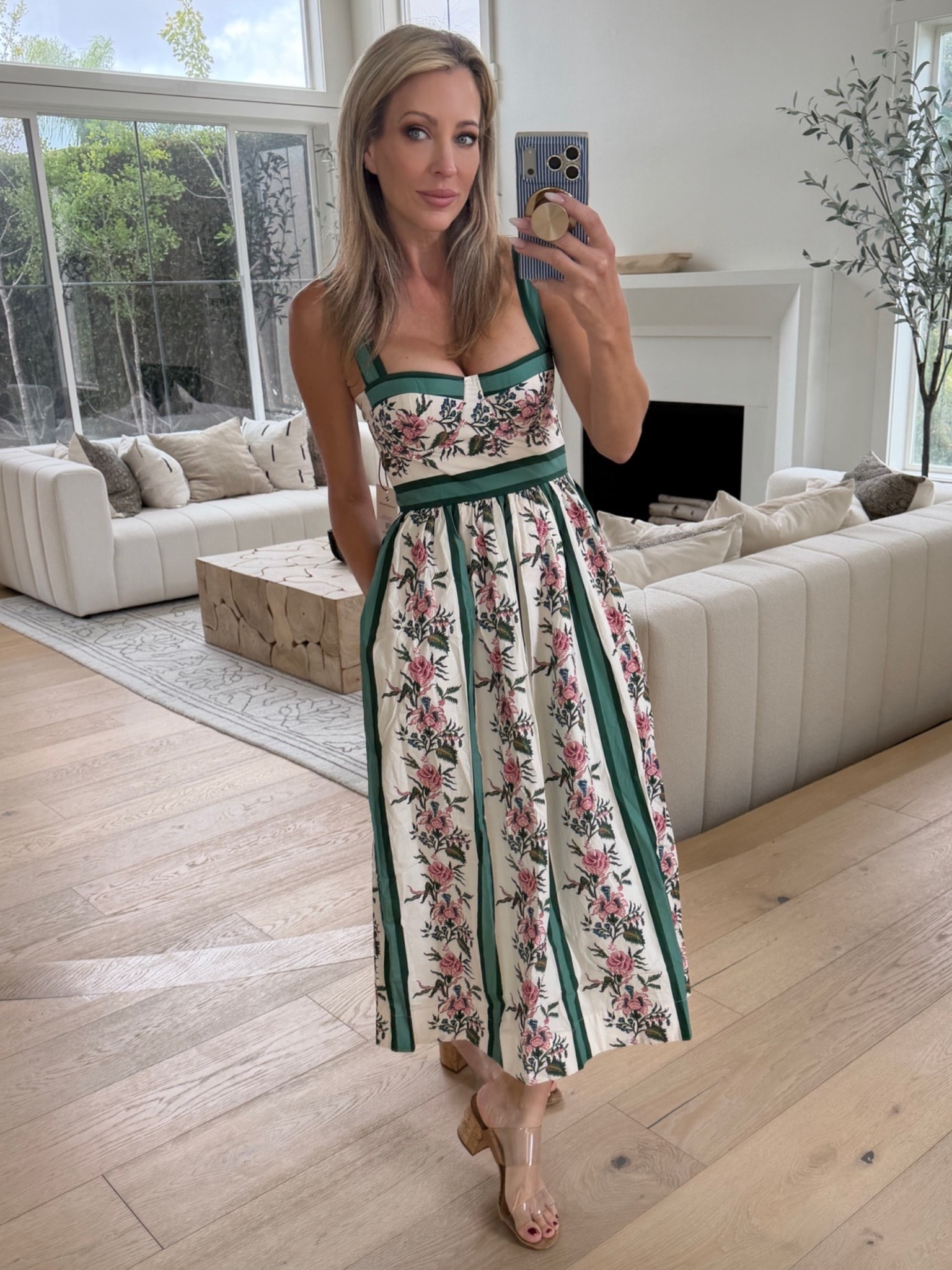 Floral dress for Summer perfect for a European vacation or a special event. Wedding guest dress, baby shower bridal shower graduation. ￼

#LTKSeasonal #LTKgrwm #LTKootd