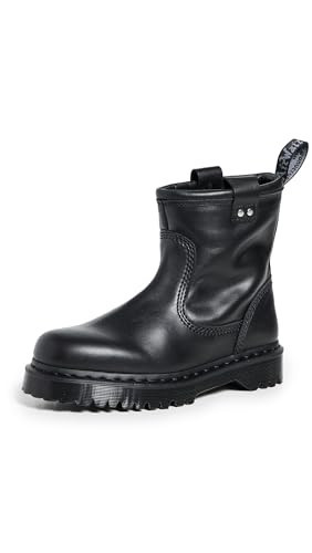 Dr. Martens Unisex Anistone Lo Leather Boots Fashion, Black, 6 US Men | Amazon (US)