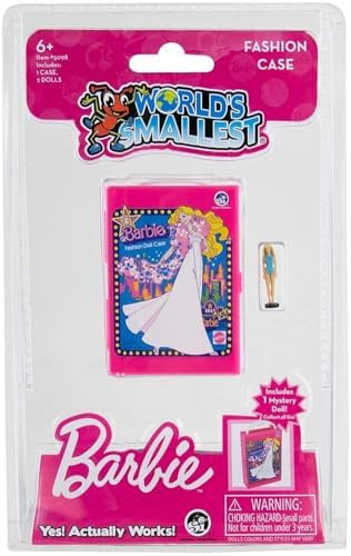 World's Smallest Barbie Fashion Case, Miniature, Includes 1 case and 2 Micro Figures, Styles Sele... | Amazon (US)