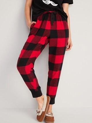 Printed Flannel Jogger Pajama Pants for Women | Old Navy (US)