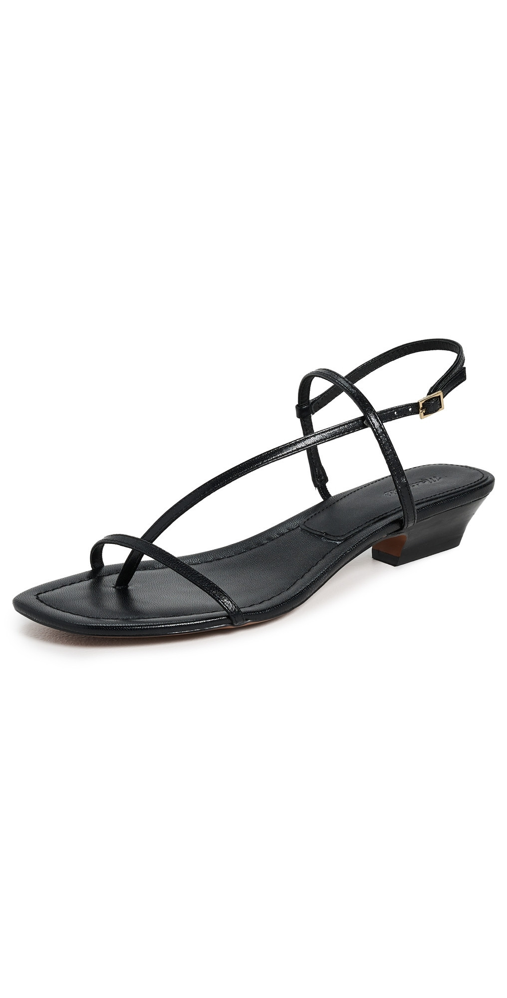 Madewell Tonio Strappy Sandals True Black 8.5 | Shopbop