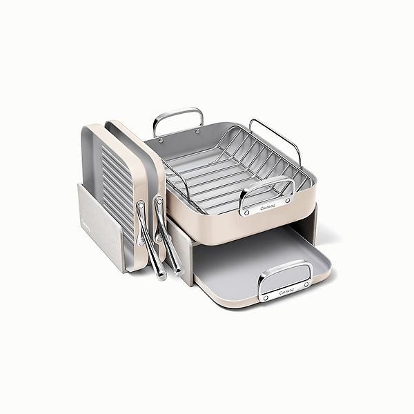 Caraway Home Non-Stick Ceramic Squareware Set | The Container Store