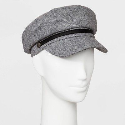 Women's Polyester Newsboy Hat - Universal Thread™ Gray | Target