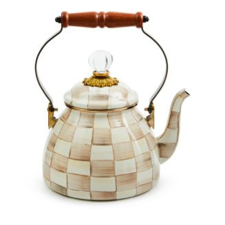Mocha Check 2 Quart Tea Kettle | Bloomingdale's (US)