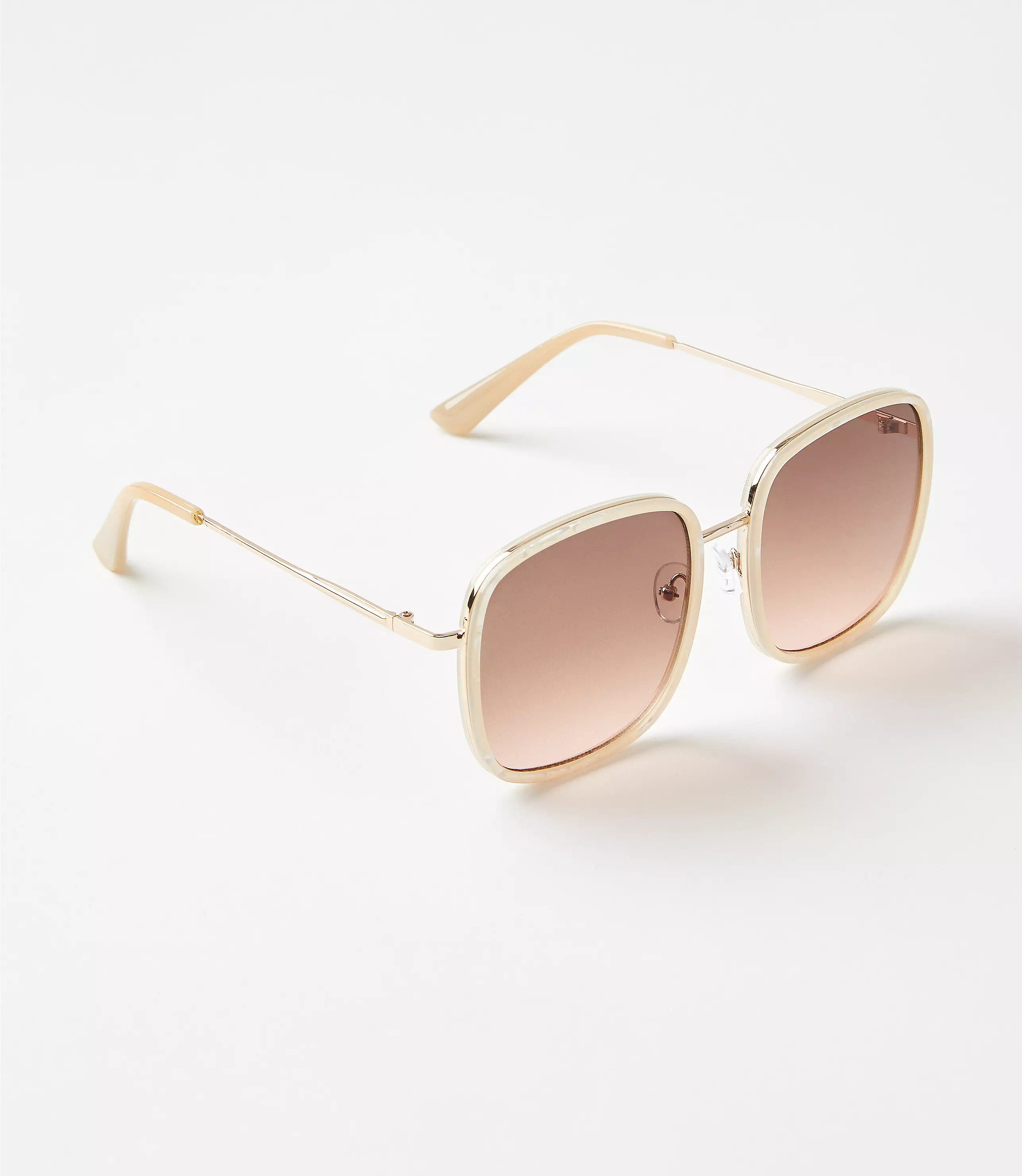 Edged Oversized Square Sunglasses | LOFT