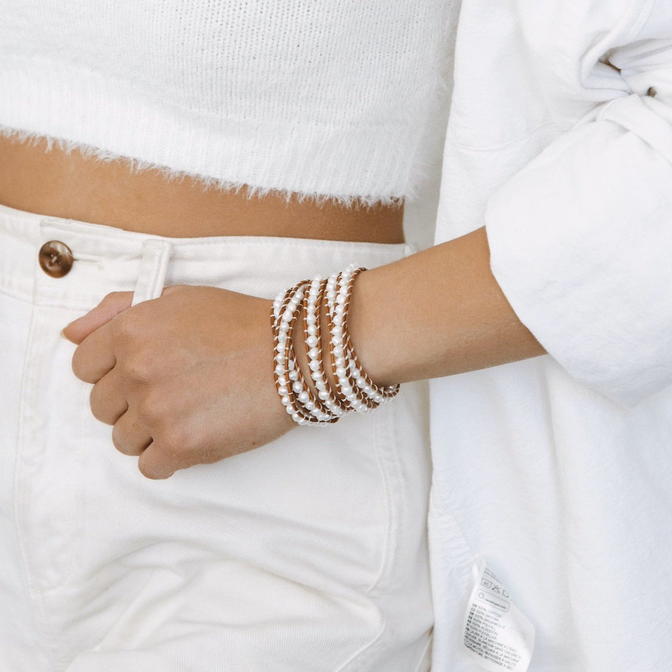 Freshwater Pearls on Natural | Victoria Emerson