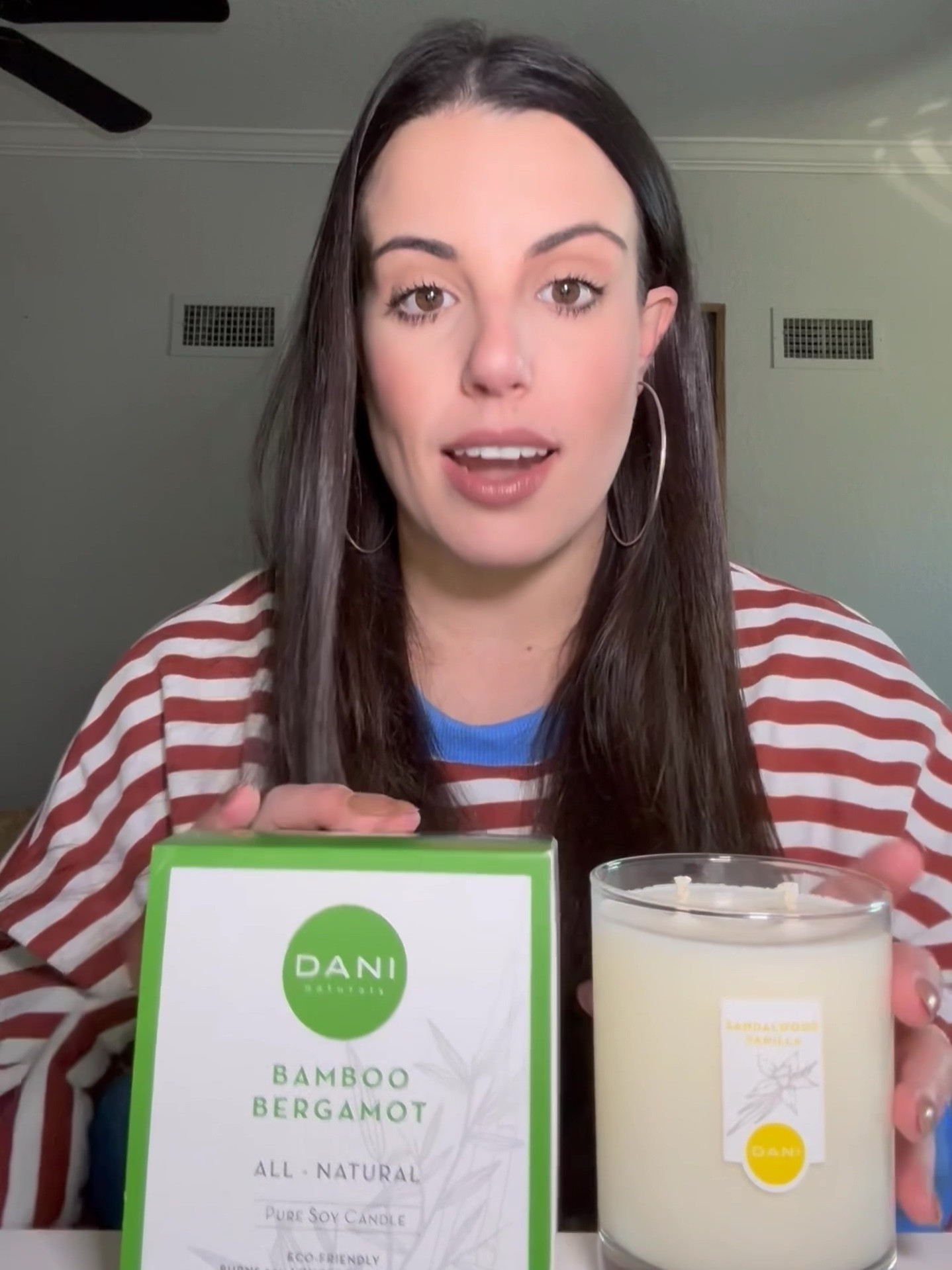For 100% vegan candles that last longer than most candles and are alcohol and ethanol free, check out Dani Naturals. I also highly recommend Dani’s flame-free, VOC compliant reed diffuser. The candles and diffuser come in 7 different scents. My favorite is Sandalwood Vanilla. Seriously, don’t wait! Try these phenomenal candles and reed diffusers today! 🧡 #ad #daninaturals #ad #vegancandles #naturalhomegrafgrances #naturalcandles 

#LTKHome #LTKFindsUnder50 #LTKGiftGuide