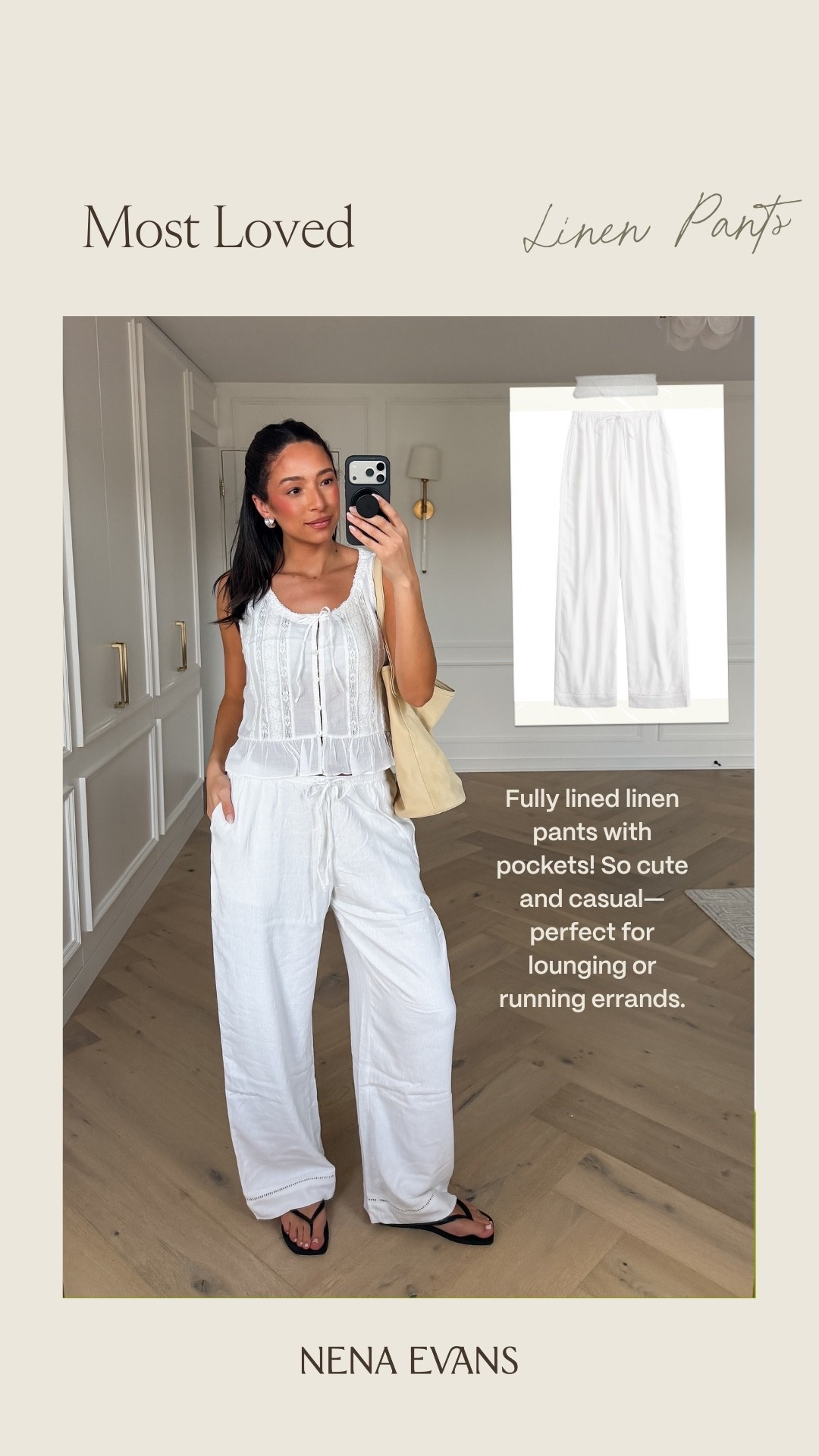 Your most loved last week!! Wearing size S tank, Medium Long linen pants (slightly big), shoes run big

Spring outfit idea, spring transition outfit, casual chic outfit, mom outfit, casual outfit, school drop off, errands outfit

#LTKmomlife #LTKootd #LTKSeasonal