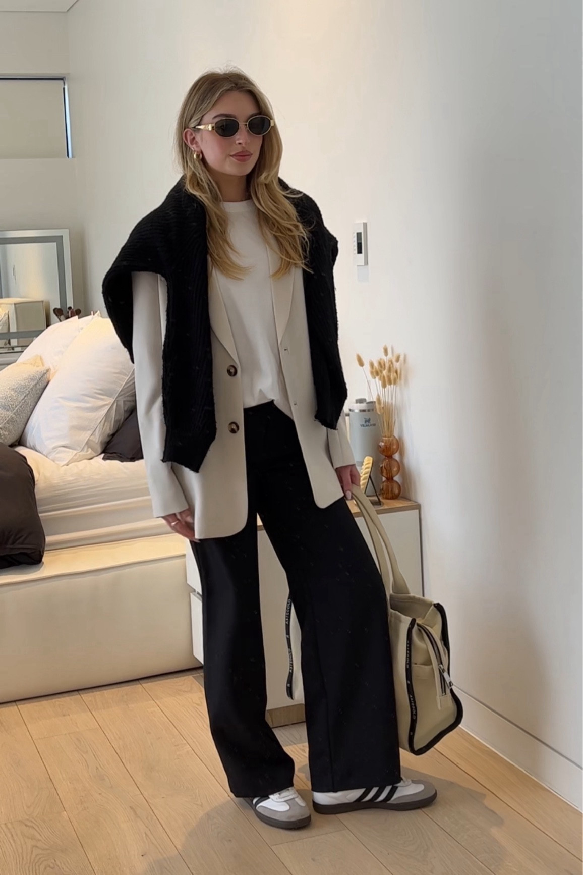 Cream blazer outfit 3✨🤍

#LTKworkwear #LTKshoecrush #LTKSeasonal