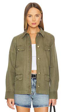 ANINE BING Corey Jacket in Army Green from Revolve.com | Revolve Clothing (Global)