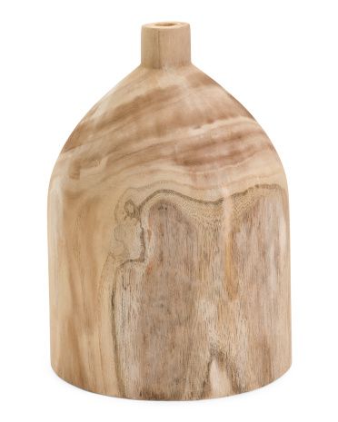 Decorative Paulownia Wood Vase | TJ Maxx