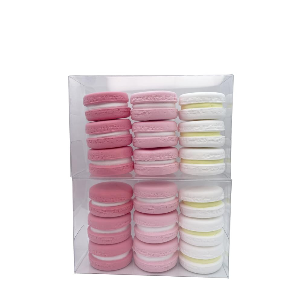 18 Pcs Fake Macarons Cake，Realistic Artificial Fake Macaron Model Photography Props Home Decora... | Amazon (US)