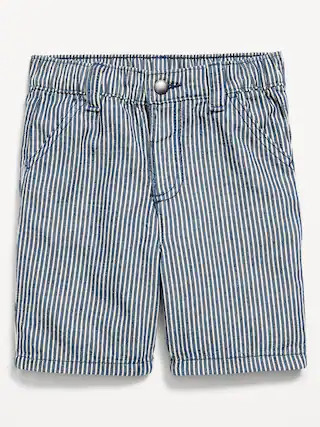 Baggy Striped Carpenter Jean Shorts for Toddler Boys | Old Navy (US)