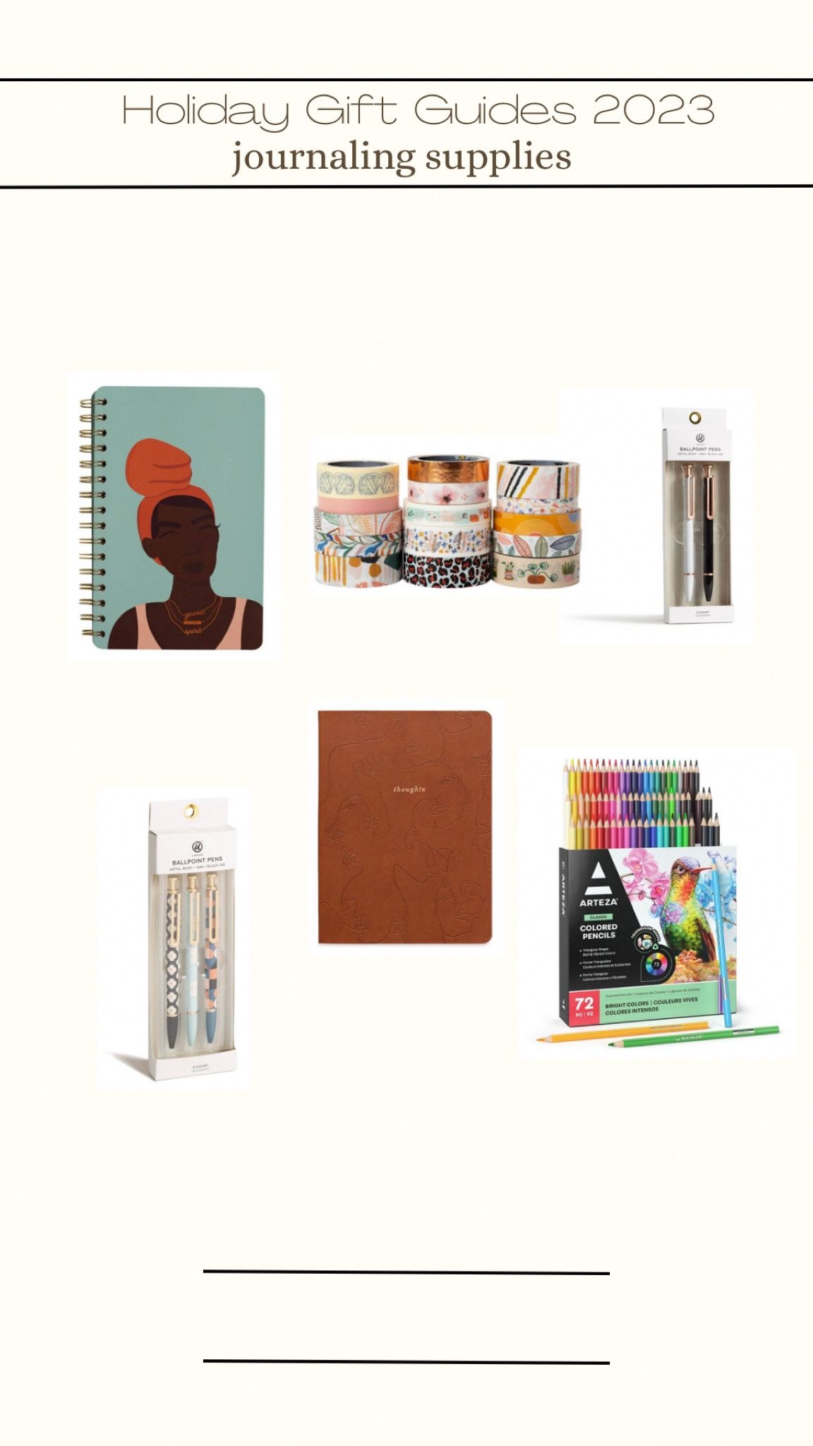 Holiday Gift Guide — Journal Supplies 

#LTKGiftGuide #LTKHolidaySale #LTKHoliday