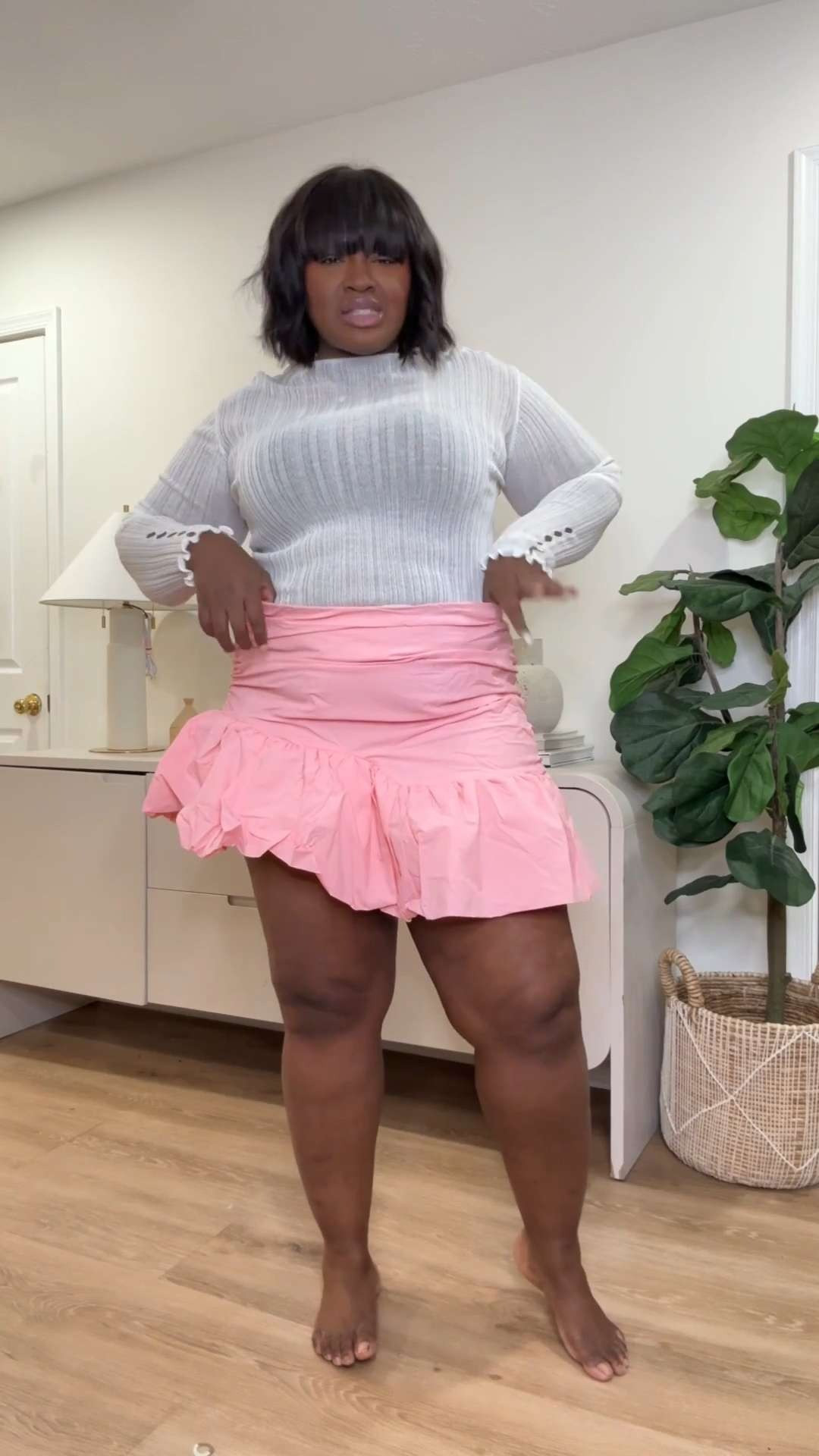 There’s something about this skirt that just makes me want to wear it again and again. It’s fun, flattering, and adds just enough drama to keep things interesting—and yes, it’s currently on sale at Target. #flirtyfashion #ltkcommunity #targetstylefinds #miniskirtoutfit #springstyle2026 #outfitideas #styleinspo #fashionedit #everydayoutfit #musthave 

 #LTKootd #LTKSeasonal #LTKSaleAlert
