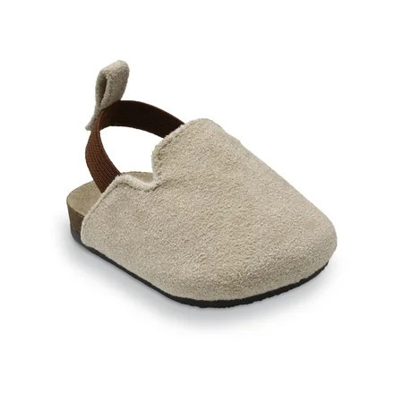 Carter's Child of Mine Infant Unisex Suede Slip-On Clogs, Color Tan, Sizes (0-3) - (3-6) Months | Walmart (US)