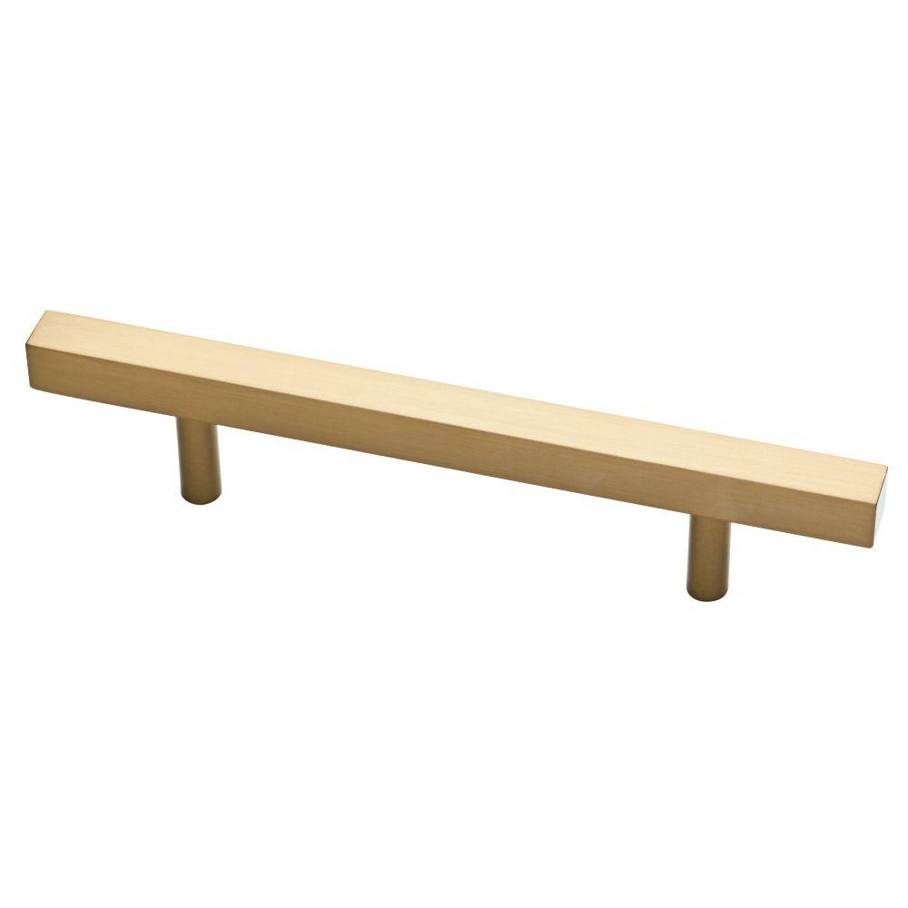 Liberty Square 3-3/4 in. (96mm) Center-to-Center Champagne Bronze Bar Drawer Pull-P37280C-CZ-CP -... | The Home Depot