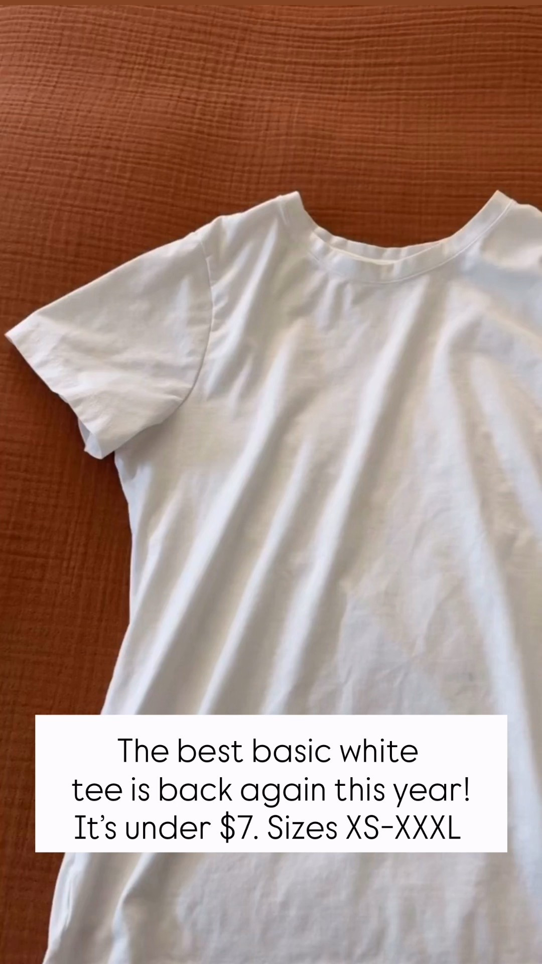 Basic white tee great price #walmartstyle