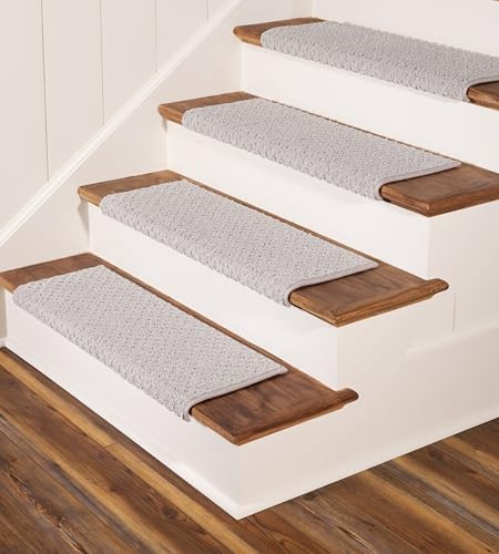 Oak Valley Designs™ Rounded Bullnose Carpet Stair Treads - Anti Slip Indoor Stair Mats for Wood... | Amazon (US)