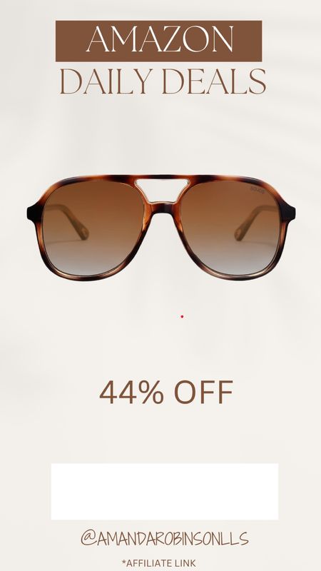 Amazon Daily Deals
Sunglasses 

#LTKfindsunder50 #LTKsalealert #LTKtravel