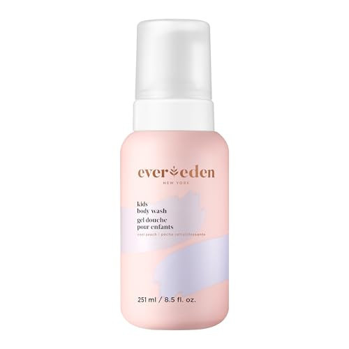 Evereden Multi-Vitamin Kids Body Wash Cool Peach: Gentle Body Wash Sensitive Skin Nourishment & Hydration Formula | Clean Non-Toxic for Kids | 8.5 fl oz. | Amazon (US)