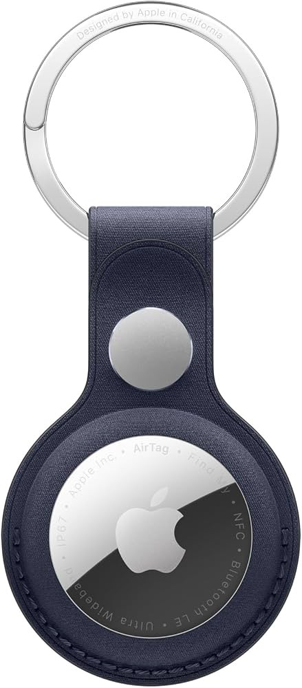 Apple AirTag FineWoven Key Ring - Navy \u200b\u200b\u200b\u200b\u200b\u200b\u200b | Amazon (US)