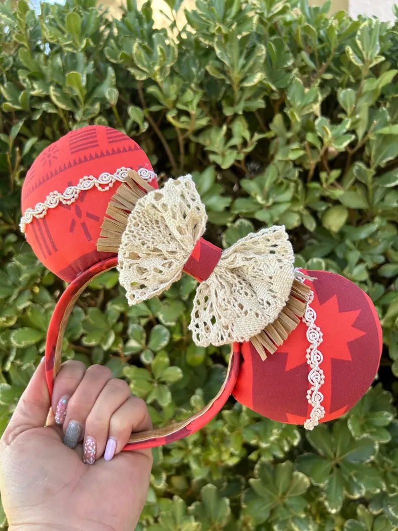 Moana Inspired Ears, Princess Ears, Ocean Ears - Etsy | Etsy (US)