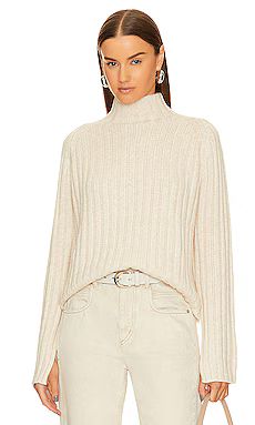Vianne Rib Mock Neck Sweater
                    
                    Song of Style | Revolve Clothing (Global)