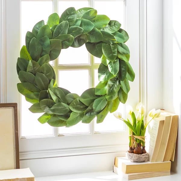 Magnolia Leaf 26" Wreath | Wayfair North America