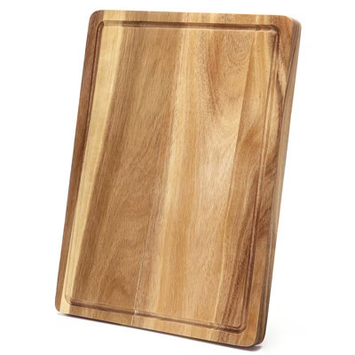 XL Cutting Board, 18x12 Acacia Wooden Cutting Board for Kitchen, Edge Grain Wood Chopping Board | Target