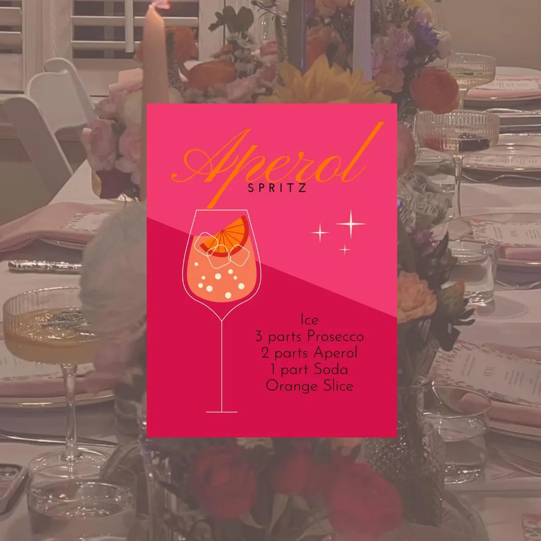 Spring Spritz Recipe Cards – Printable Cocktail Templates, Dinner Party Decor, Digital Download... | Etsy (US)