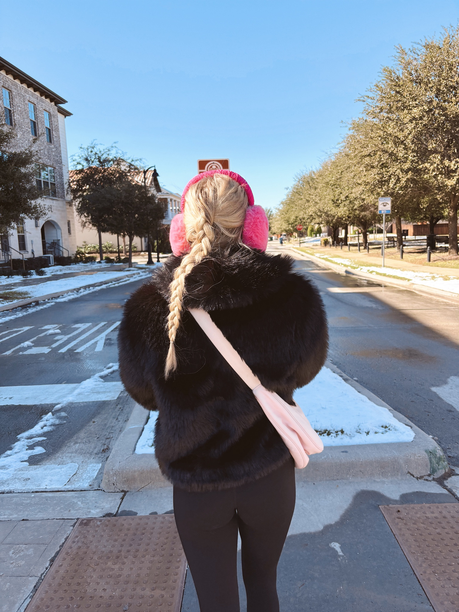 My favorite leggings, fur coat, and ear muffs! 

all things are TTS 
Size small in all 

#LTKActive