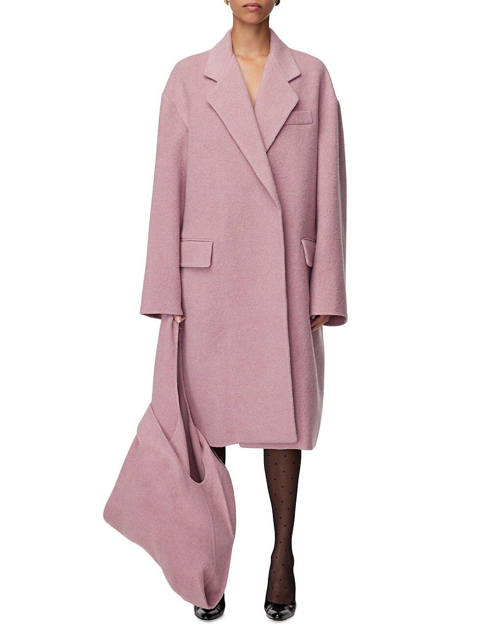 Oversized Wool-Blend Coat | Saks Fifth Avenue