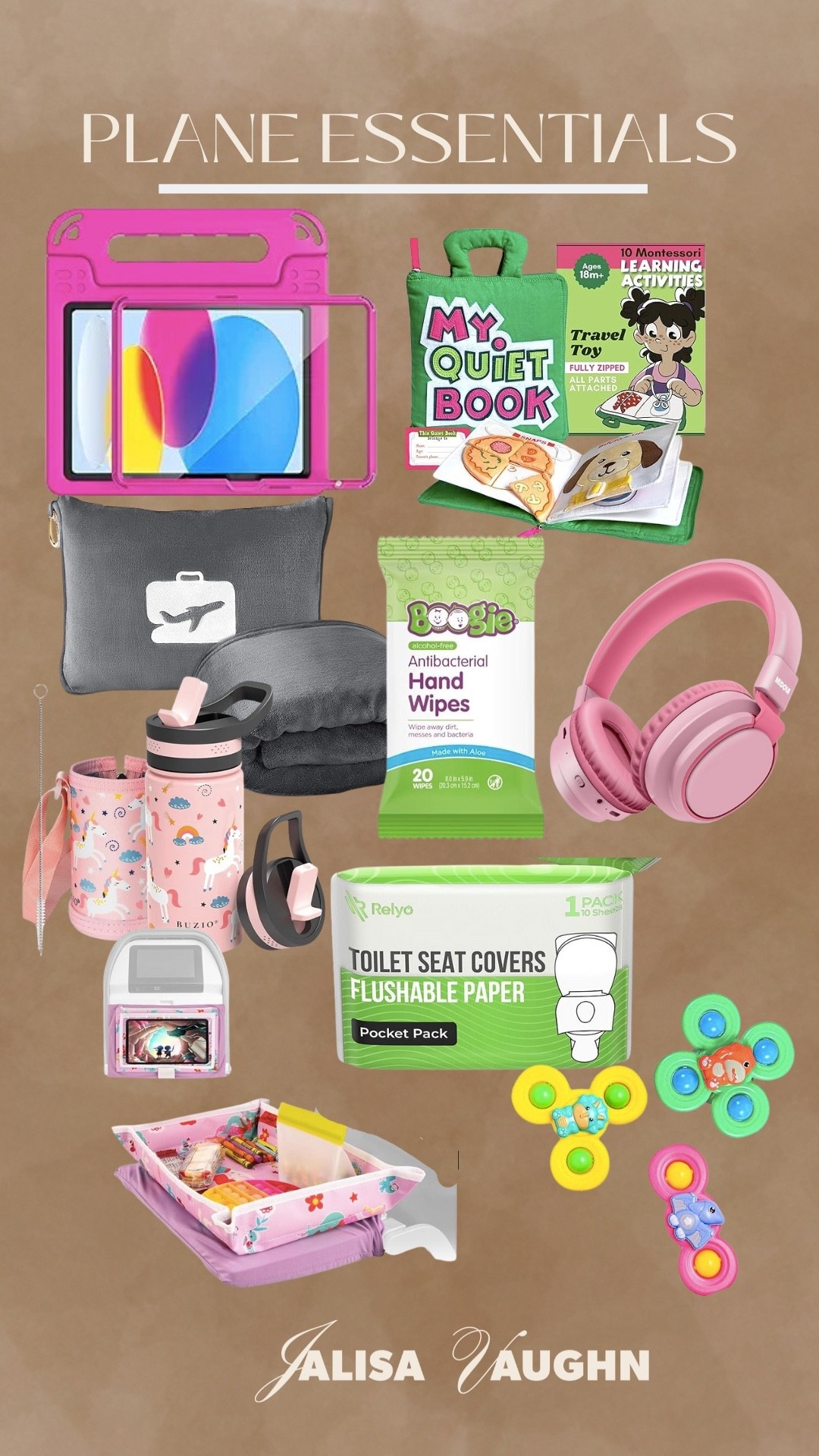 Airplane and travel essentials for kids! Keep them clean and busy!

#LTKKids #LTKTravel