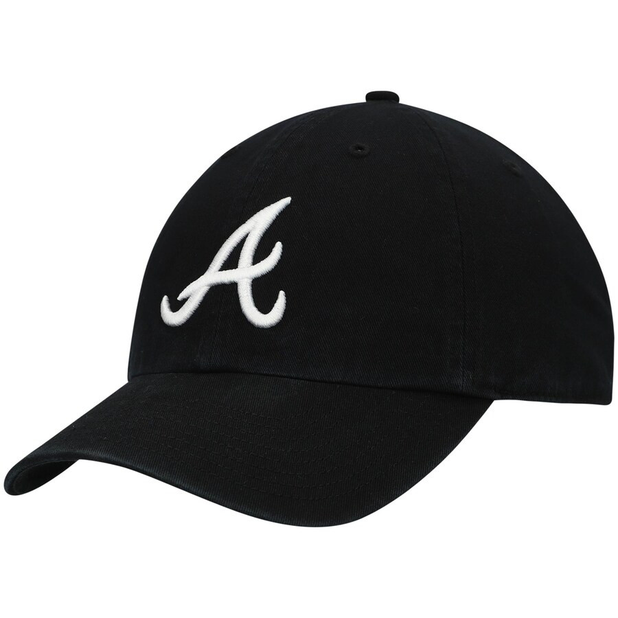 Atlanta Braves '47 Challenger Adjustable Hat - Black | Fanatics