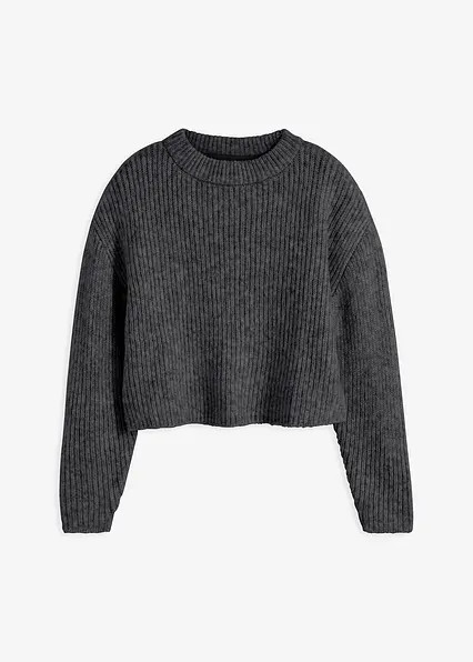 Grobstrick-Pullover aus weichem Woll-Mix | Bonprix DE