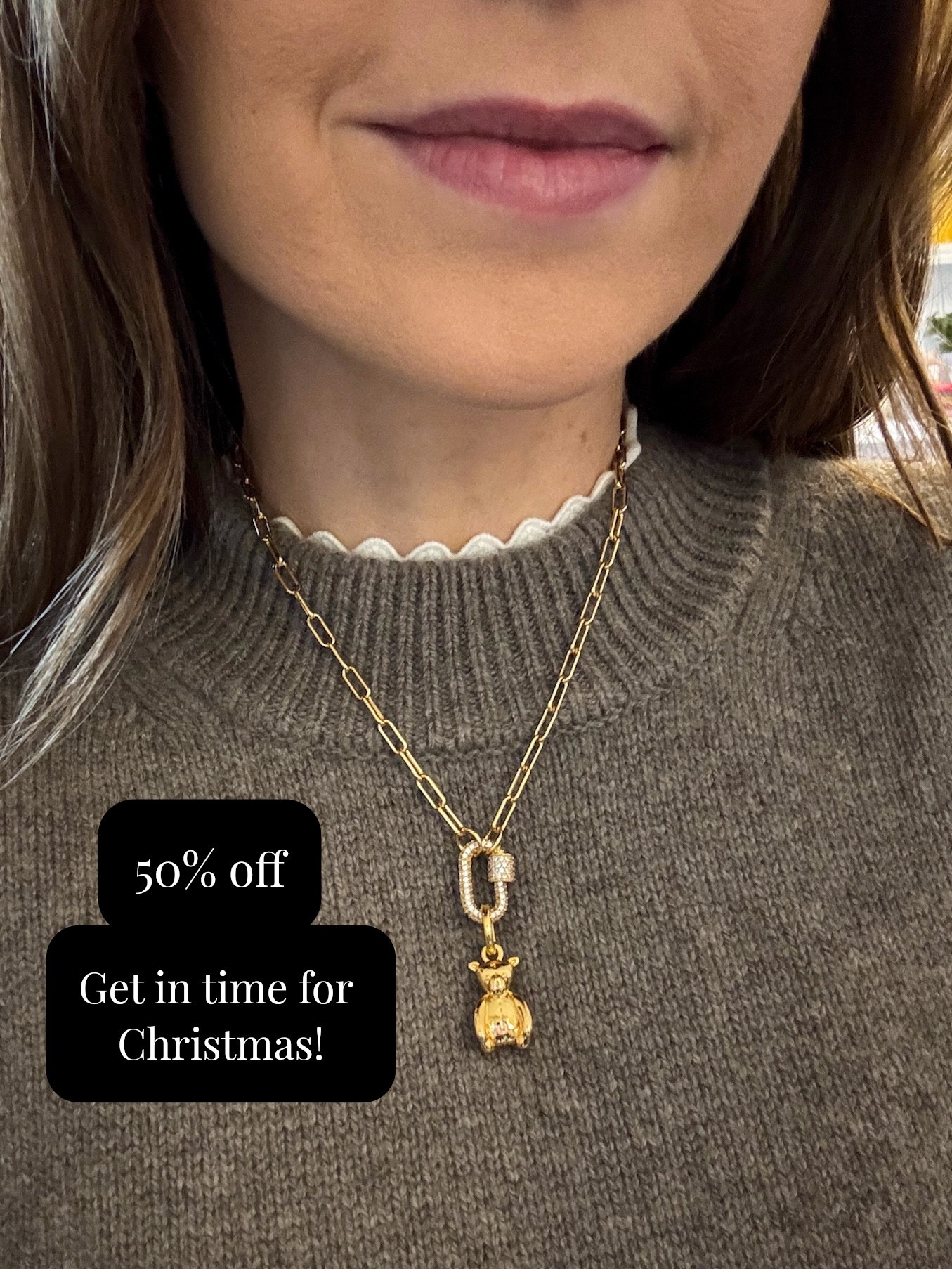 @madewell necklace is interchangeable and 50% off- such a great last minute gift for yourself or family member! Order today to receive it in time for Christmas! 

#LTKGiftGuide #LTKHoliday