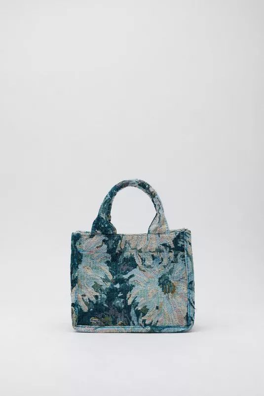 Floral Tapestry Square Grab Bag | Nasty Gal (US)