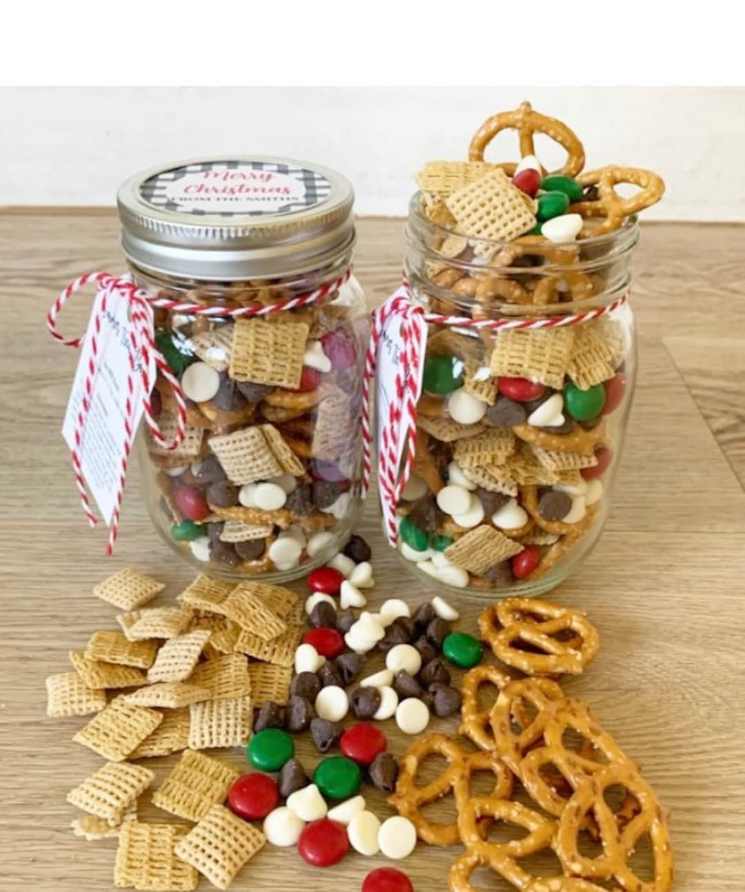 Christmas Pretzel Bark Mix - Pretzel - Pretzel in a Jar - Christmas Gifts- Christmas Cookies - Ma... | Etsy (US)
