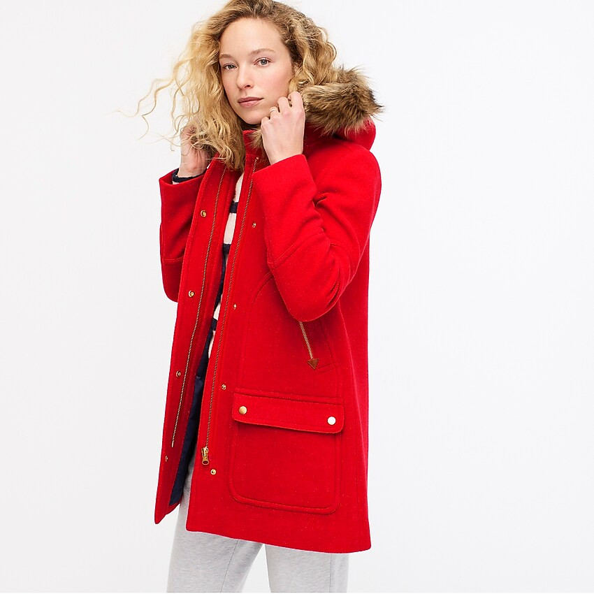 Chateau parka in Italian stadium-cloth wool | J. Crew US