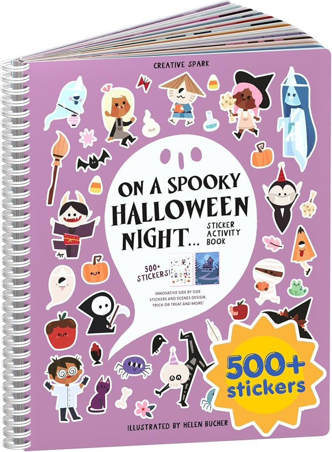 Cupkin Halloween Coloring & Sticker Activity Book | 500+ Stickers | Amazon (US)