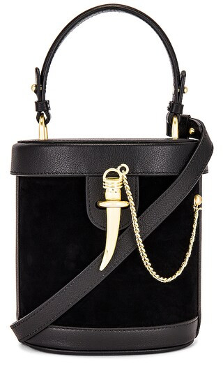 Camillo Suede Bag in Black | Revolve Clothing (Global)