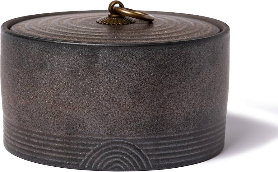 Ceramic Canister,16.9 Oz /500ml Food Storage Jar for Tea,Coffee Beans,Herb,Candy,Spices,Nuts (Sto... | Amazon (US)