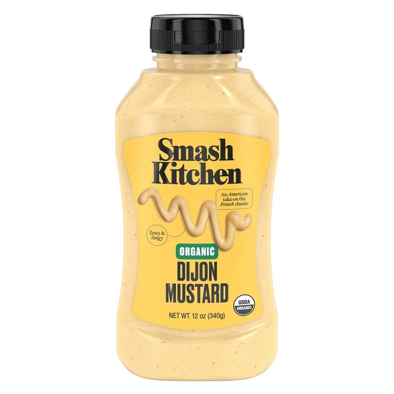 Smash Kitchen Organic Dijon Mustard, 12 oz Bottle | Walmart (US)