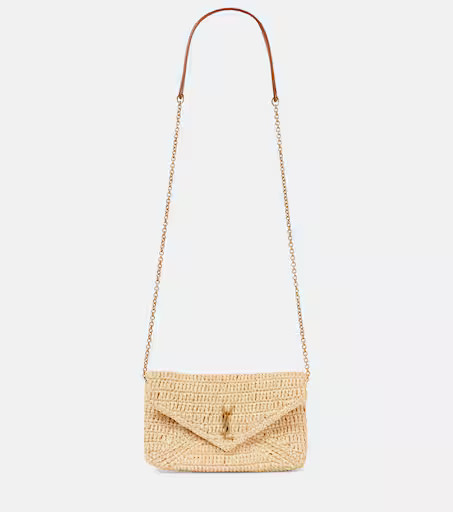 Cassandre Mini raffia shoulder bag | Mytheresa (INTL)