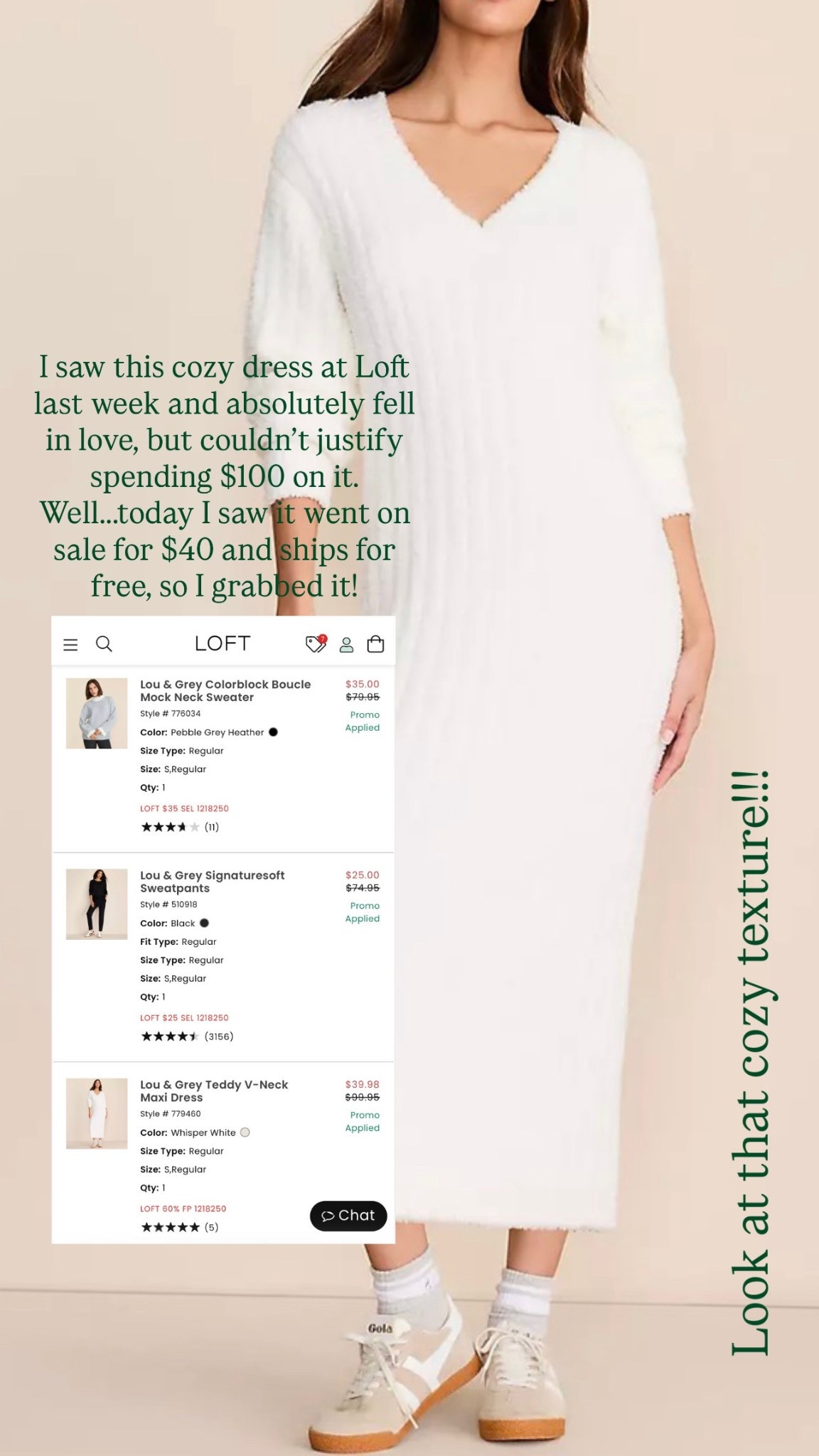 Just grabbed these 3 things from Loft. I ordered a small in each one.

#LTKFindsUnder50 #LTKSaleAlert